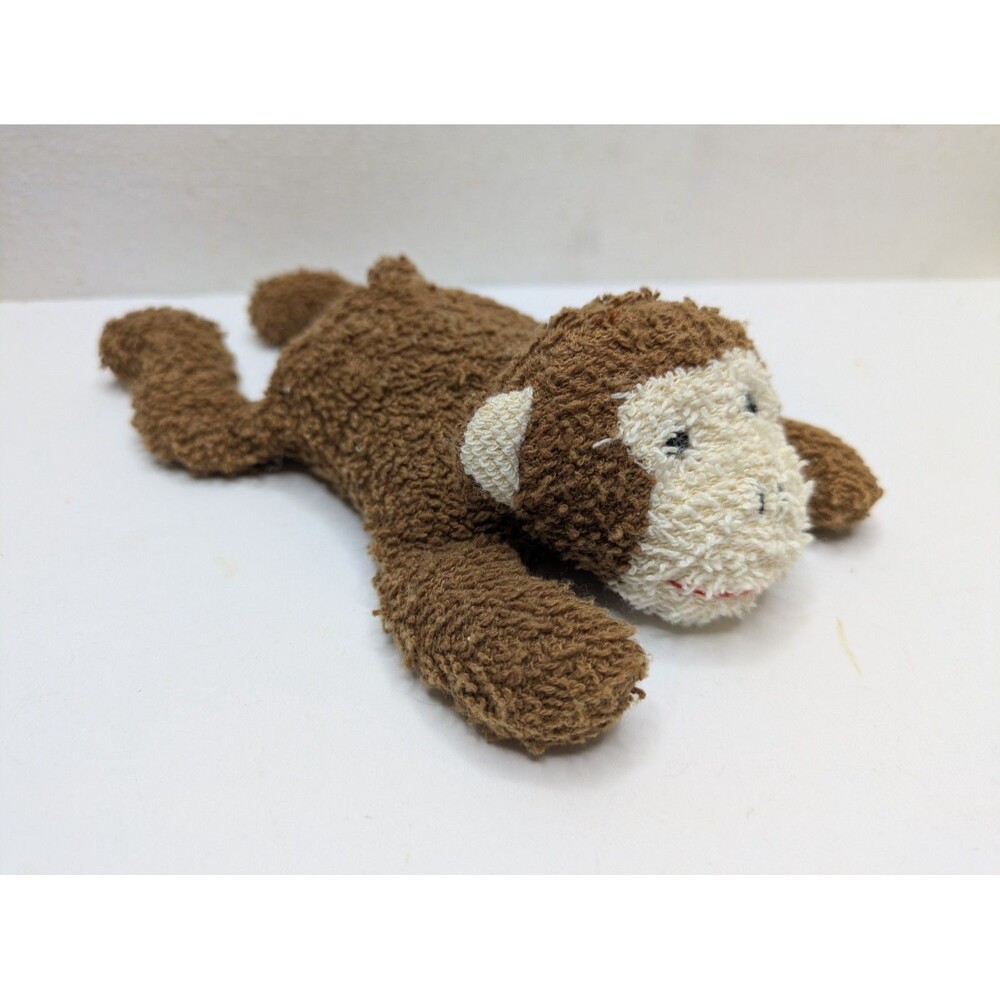 Russ Berrie Luv Pets Brown Monkey Terrycloth Mini Plush Stuffed Lovey